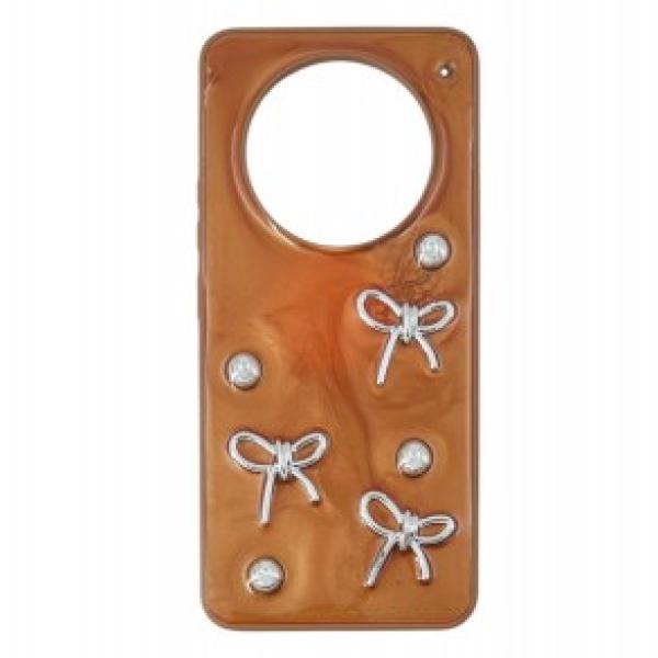 Nettech Realme 12 Plus Uyumlu Manu Seri Arka Koruma Kılıf (Kahverengi) NT-115289