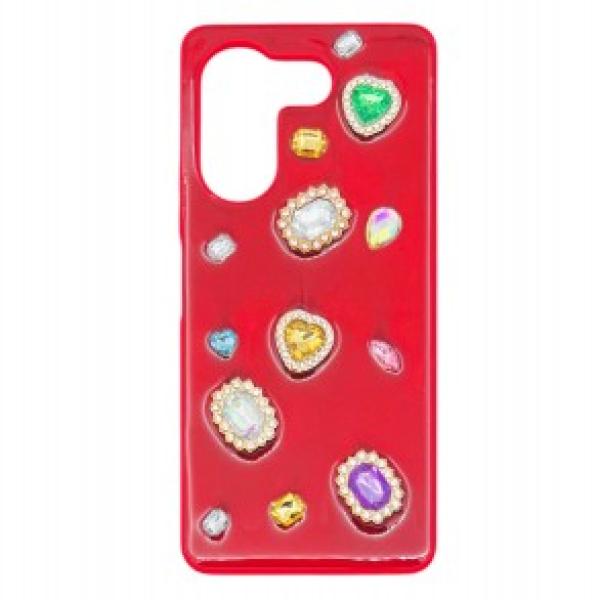 Nettech Tecno Camon 20 Pro Uyumlu Manu Seri Arka Koruma Kılıf (Kırmızı) NT-115306