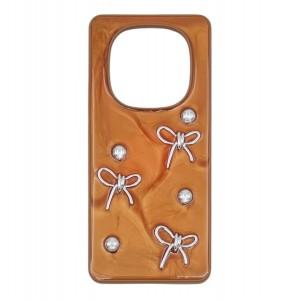 Nettech Xiaomi Redmi Note 14 Pro Uyumlu Manu Seri Arka Koruma Kılıf (Kahverengi) NT-115277