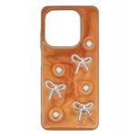 Nettech Tecno Spark 20C Uyumlu Manu Seri Arka Koruma Kılıf (Kahverengi) NT-115313