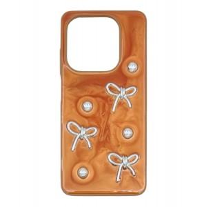 Nettech İnfinix Smart 8 Pro Uyumlu Manu Seri Arka Koruma Kılıf (Kahverengi) NT-115295